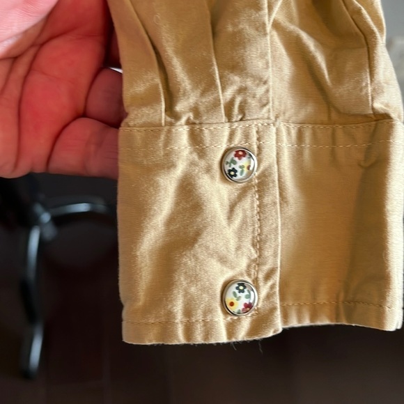 Roxy cowboy western button up long sleeve pearl buttons size small. - Picture 4 of 4